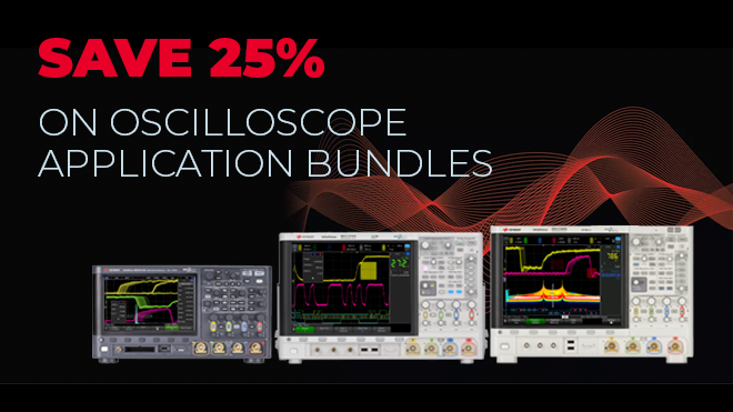 Save 25% on Oscilloscope Application Bundles