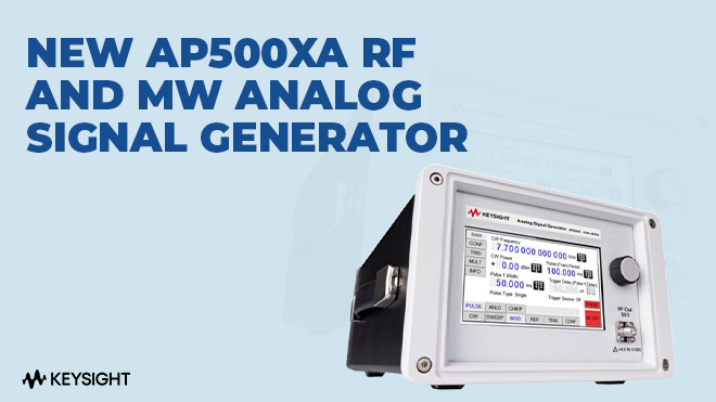 NEW AP500xA RF and MW Analog Signal Generator